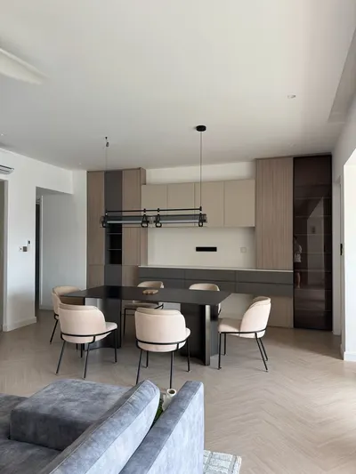 KiaraVille interior photo of kitchen, sofa, other in living, kitchen
