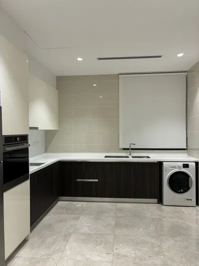 Manor KLCC — Collection B interior photo of kitchen, curtain in kitchen