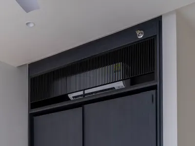 TRX Residence — Home 02 interior photo of wardrobe, sliding door