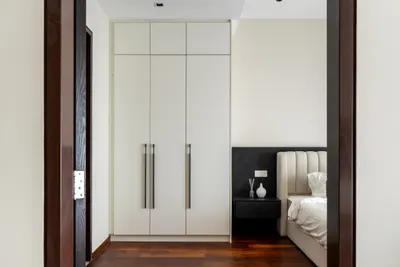 Manor KLCC — Collection A interior photo of wardrobe, bed frame in bedroom